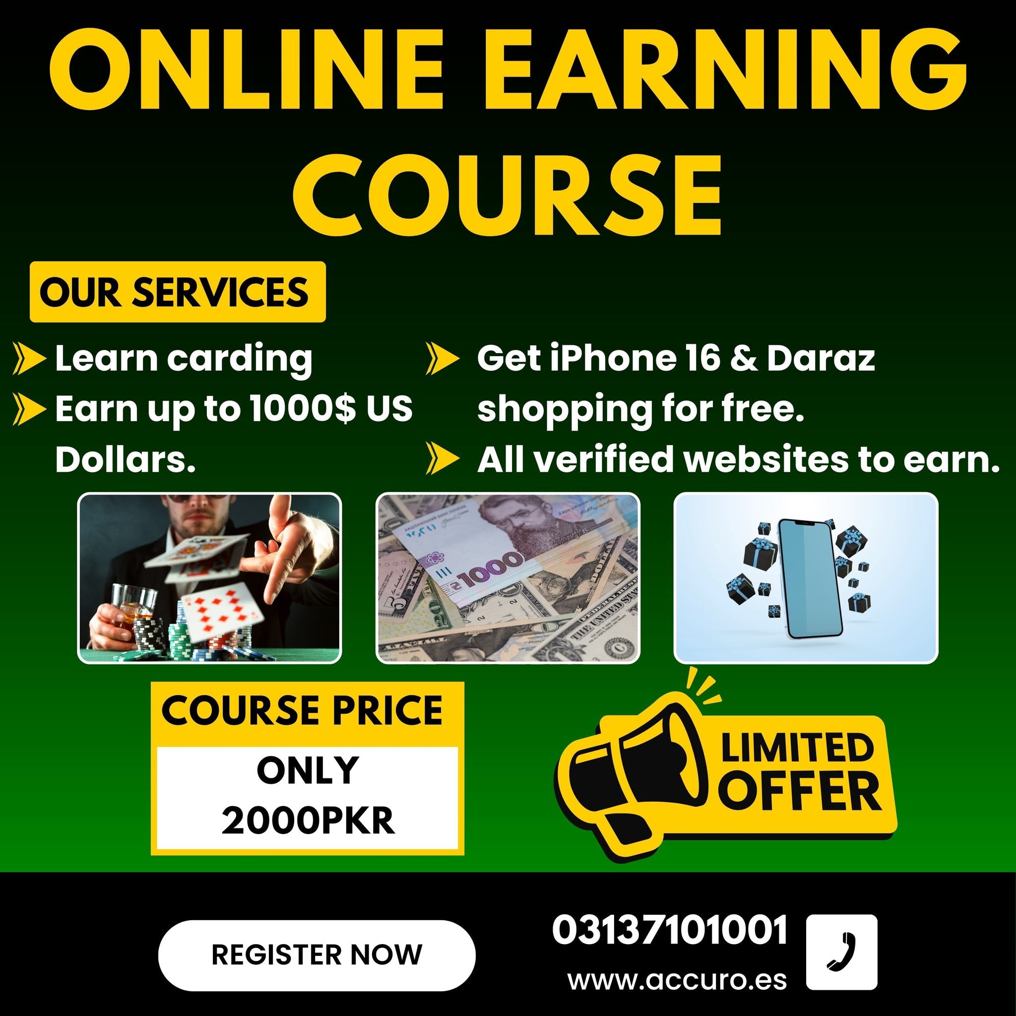 ONLINE CARDING COURSE