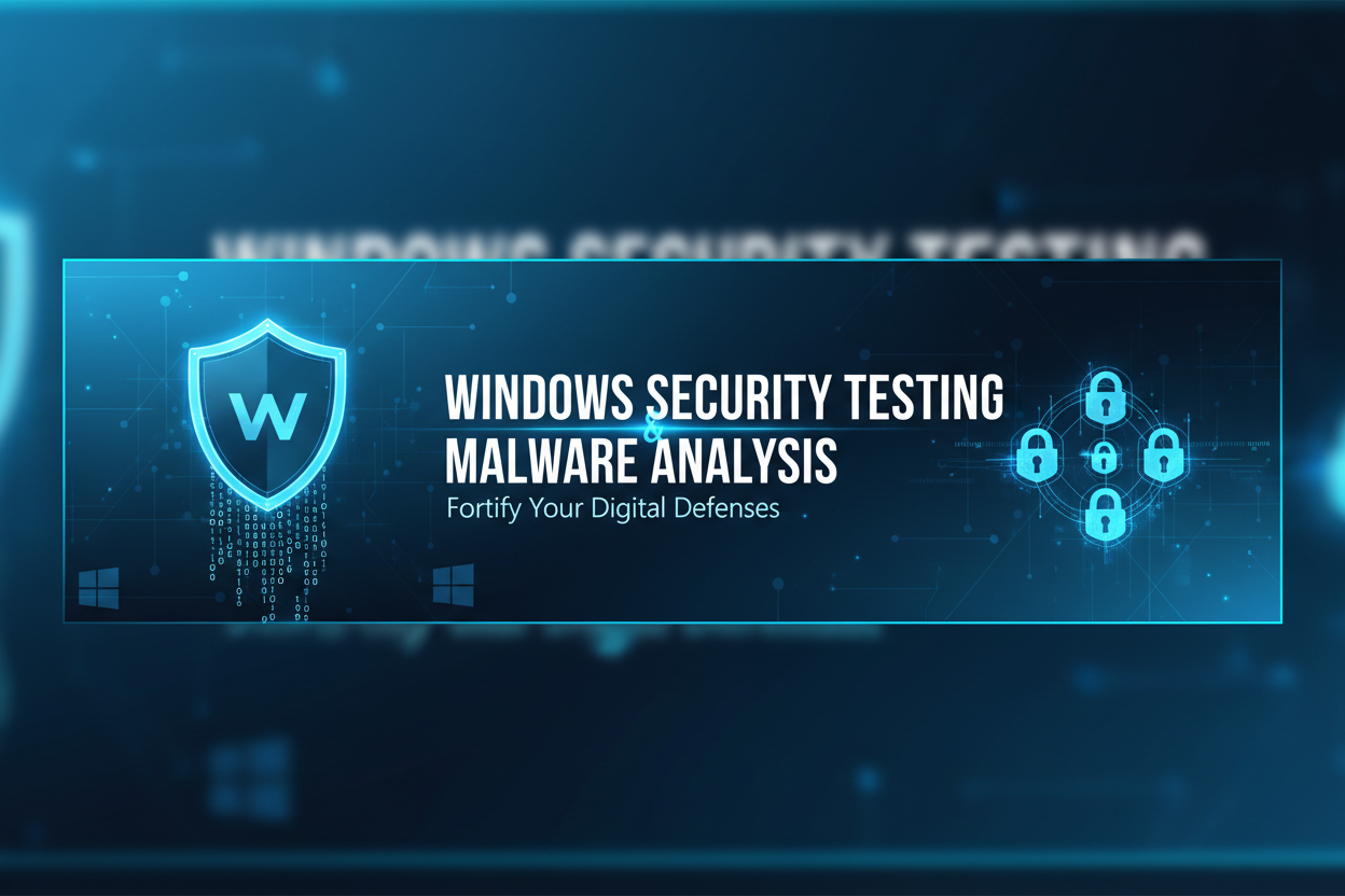 Windows Security Testing & Malware Analysis Course Banner